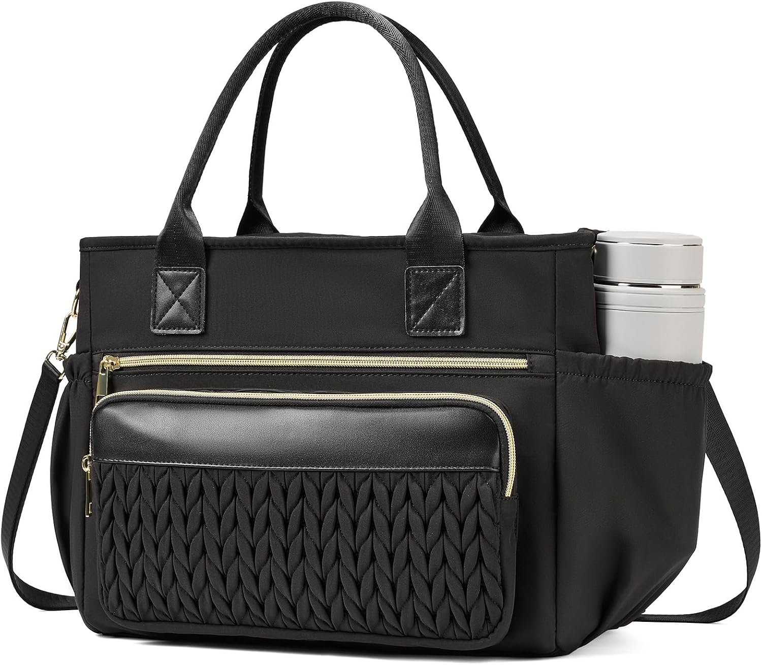 Large-capacity insulated lunch tote