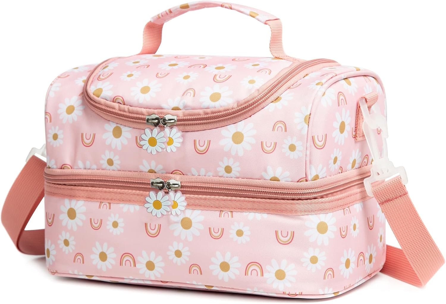 Dual-compartment insulated lunch bag