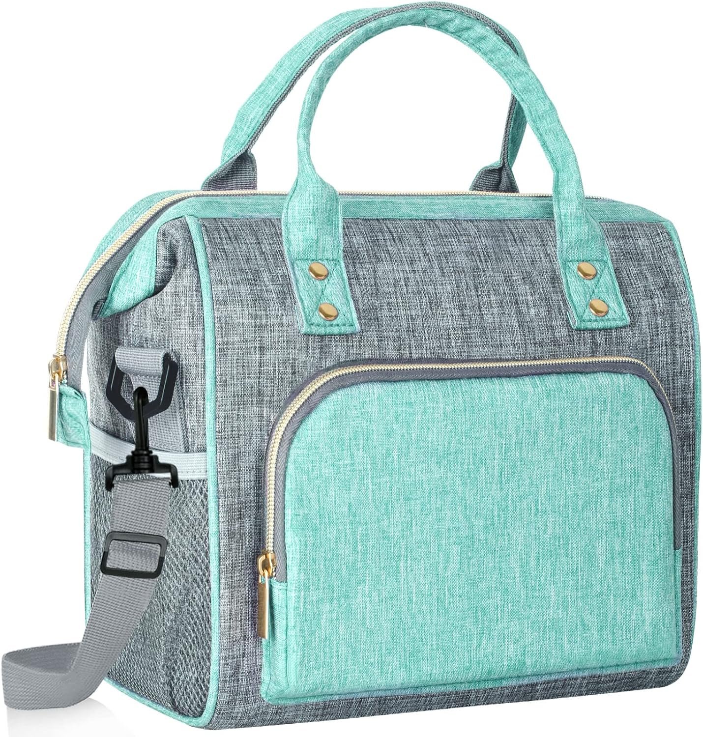 Large-capacity insulated lunch bag